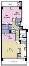 シティウインズ品川ガーデンコート 3階 間取り図