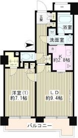 ラフィーネ阿佐谷 404 間取り図