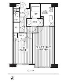 ステラメゾン武蔵小山 5階 間取り図