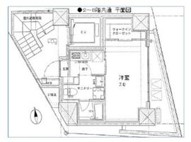 外苑キリンビル 401 間取り図