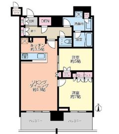 文京ガーデン・ザ・サウス 19階 間取り図