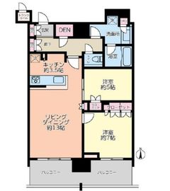 文京ガーデン・ザ・サウス 19階 間取り図