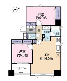 ルピナス麻布シティフォルム 3階 間取り図