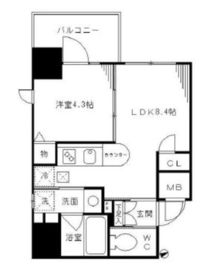 CONOE本郷三丁目 3階 間取り図