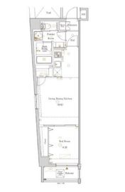 ログ代々木 201 間取り図