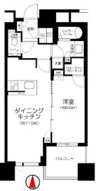 ドゥ・トゥール 47階 間取り図
