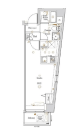 ログ代々木 205 間取り図