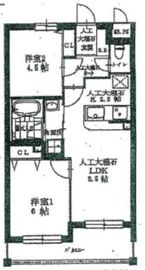 西小山ヒルズ 403 間取り図