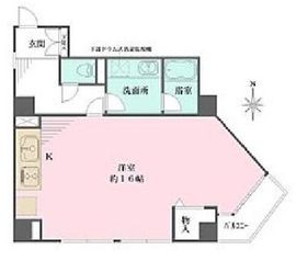 SUN麻布十番 4階 間取り図