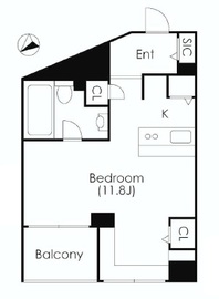 エスティメゾン麻布永坂 502 間取り図