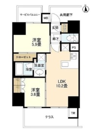 シエリア秋葉原 1階 間取り図