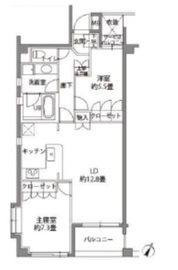 カスタリア八雲 301 間取り図