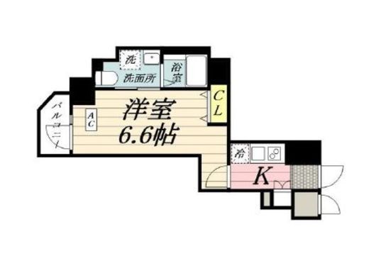 グランパセオ錦糸町駅前 402 間取り図
