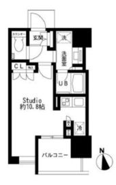 ブリリアタワー池袋 14階 間取り図