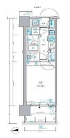 セントラルプレイス新宿御苑前 2階 間取り図