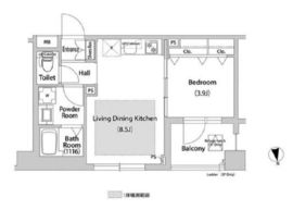 BLESS西巣鴨 213 間取り図