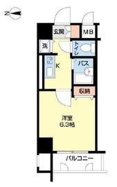 ルモンド南麻布 4階 間取り図