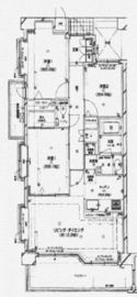 グランシャトレ目白台 2階 間取り図