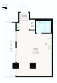 エスティメゾン麻布永坂 102 間取り図