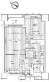 ガレリア・マーレ日本橋 4階 間取り図