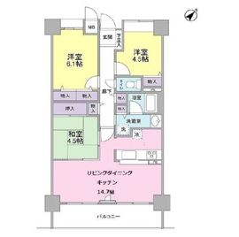 ブリリアントヨス 312 間取り図