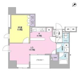 コンフォリア池袋DEUX 1102 間取り図