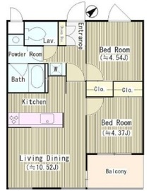 西馬込テラスコート 205 間取り図