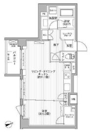 プラネソシエ大森山王 306 間取り図