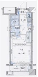 パレステュディオ神楽坂シティタワー 7階 間取り図