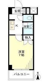 ポプラハウス 402 間取り図