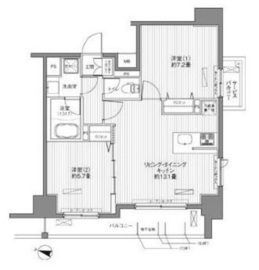 センテニアル王子神谷 8階 間取り図