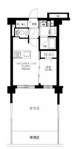 エクセレントシティ目白 1階 間取り図