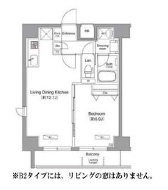 ドゥーエ月島 8F1 間取り図