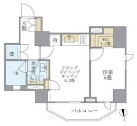 アパートメンツタワー六本木 402 間取り図
