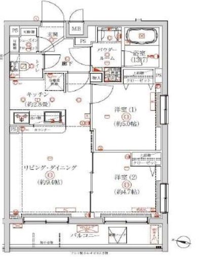 QUALITAS杉並方南町 (クオリタス杉並方南町) 4階 間取り図