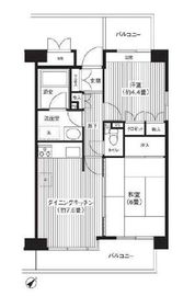 ステラメゾン武蔵小山 3階 間取り図