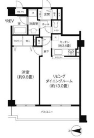 ガーデンコート下馬 303 間取り図