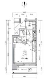 アルテシモエクラン 6階 間取り図