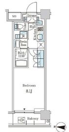 ジオエント中野弥生町 406 間取り図