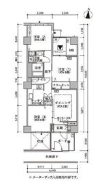 東雲キャナルコートCODAN 21-1103 間取り図