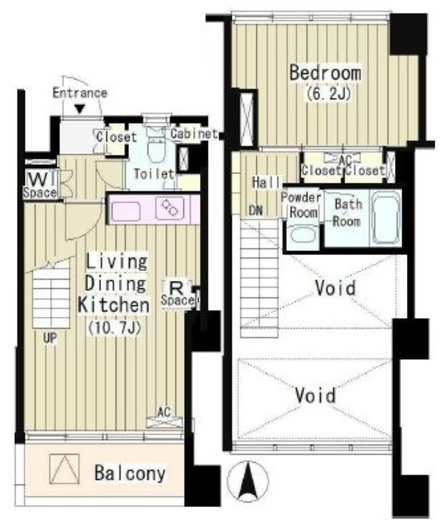 ROKA TERRAZZA （ロカテラーザ） 1502 間取り図