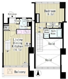 ROKA TERRAZZA （ロカテラーザ） 1502 間取り図