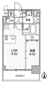 ディームス東陽町2 911 間取り図