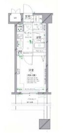 パレステュディオ渋谷ウエスト 14階 間取り図