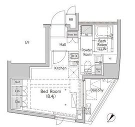 NJKマーキス表参道 301 間取り図