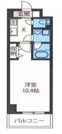 エスティメゾン秋葉原 605 間取り図