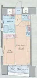 ロアール茅場町 2階 間取り図