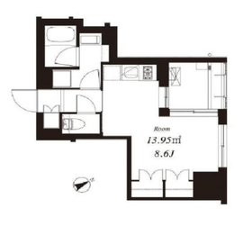 フレンシア浅草橋 4F1 間取り図