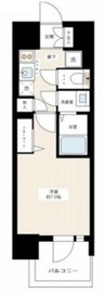 プレサンスジェネ浅草 4階 間取り図