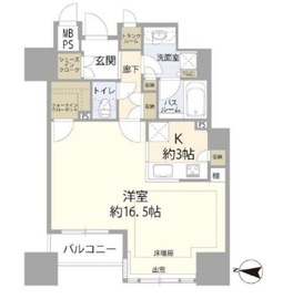 東陽町セントラルタワー 4階 間取り図